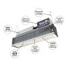 Buy cheap SL01 LED toplighting High Output LED horticultural Lighting for Greenhouse Medicinal from wholesalers