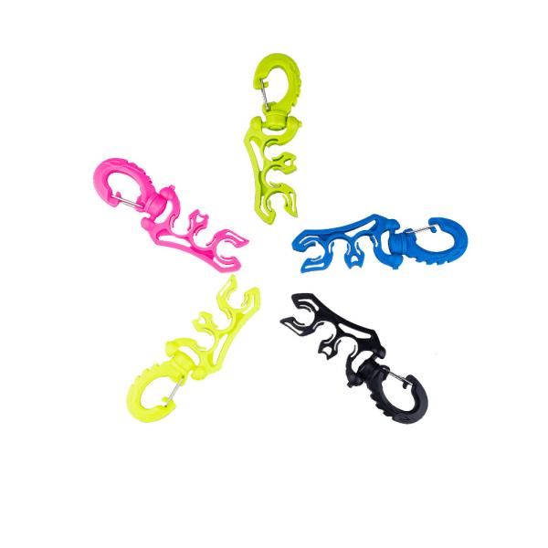Buy cheap Multicolor Plastic Hose Clips High Visibility Large Size For Breathing Regulator from wholesalers