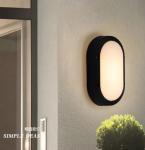 Oval Bulkhead Outdoor Light , Bulkhead Wall Light High Impact Resistance