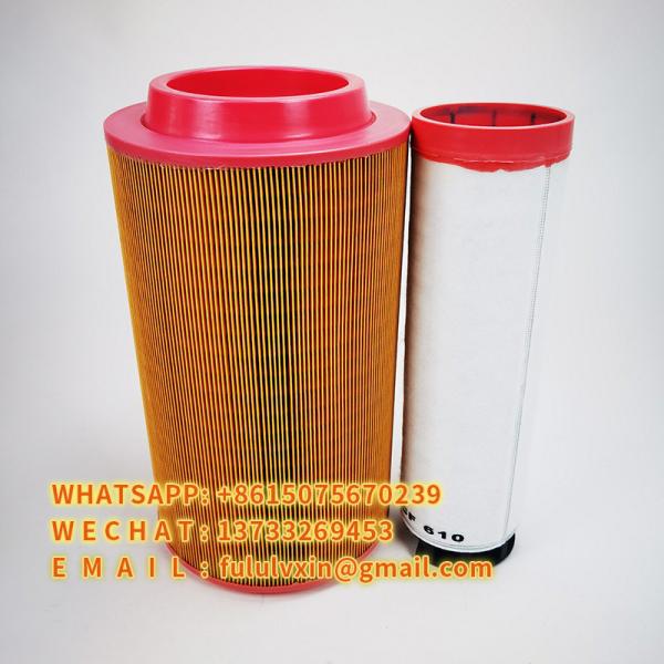 Buy cheap Fiberglass Air Cleaner Filter Element 1266748 E2000L 16138004 01181003 P782104 AF26397 C23610 from wholesalers