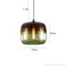 Buy cheap Nordic Stained Glass Pendant Light Modern Cafe Bar Dining Room Light Fixture(WH-GP-82) from wholesalers