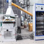Eco-Friendly High Recovery Solar Panel Recycling Production Line for Metal