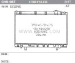 Chrysler Eclipse 96-99 High Performance Aluminum Radiators OEM MR239967