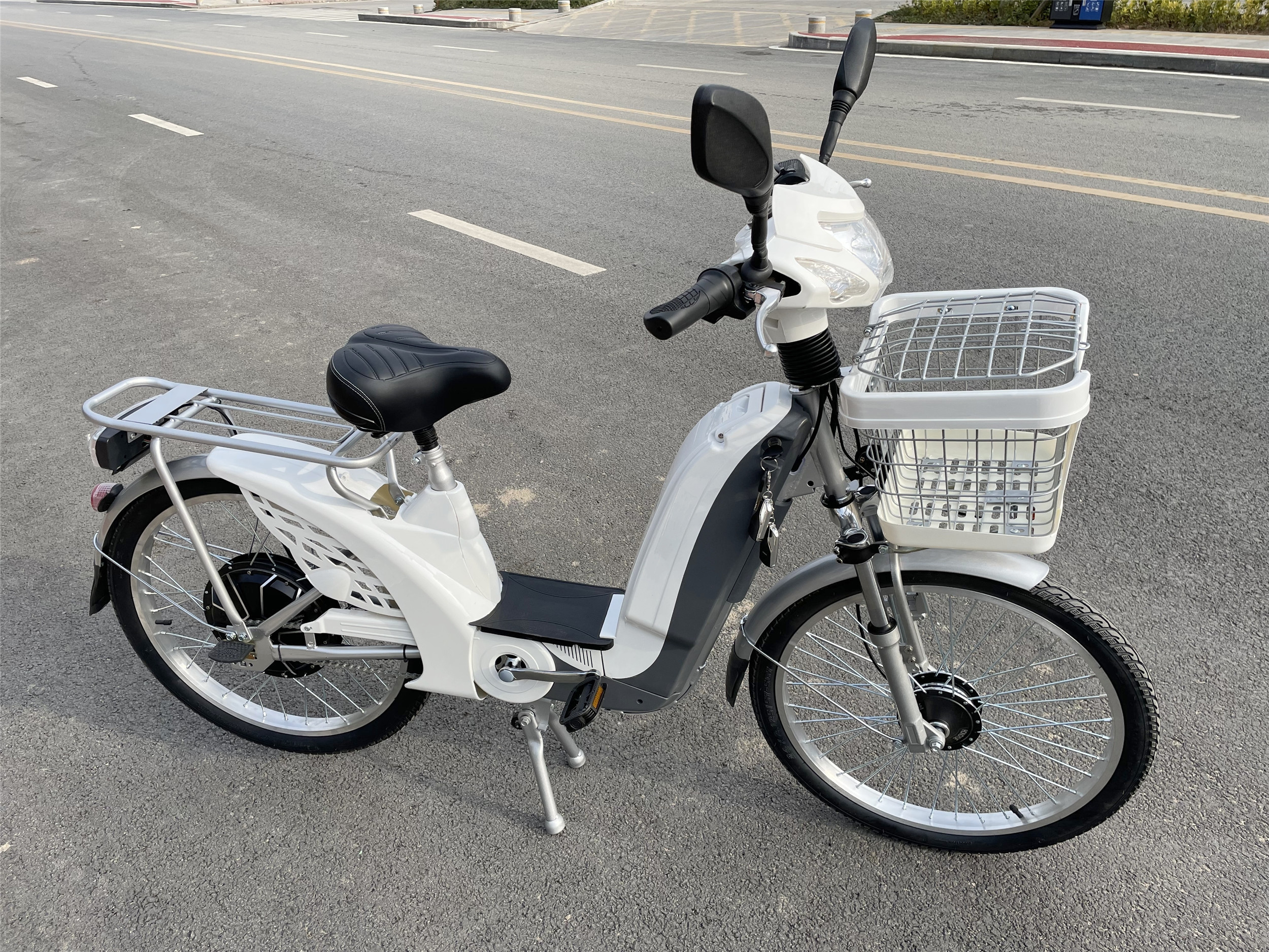 Single Speed 48V Electric Bike 500W 350W 24 Inch Wheel Electric Bike
