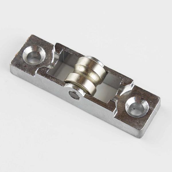 Buy cheap 16mm Zinc alloy single roller UPVC window pulley for pvc door and window accessories from wholesalers