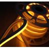 Buy cheap top view square flat neon flex 220v yellow led neon tube for building IP68 120SMD/M from wholesalers