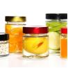 Buy cheap Clear Round 4oz 8oz 16oz 12oz 20oz Glass Jar Glass Food Container With Deep Metal Lid from wholesalers