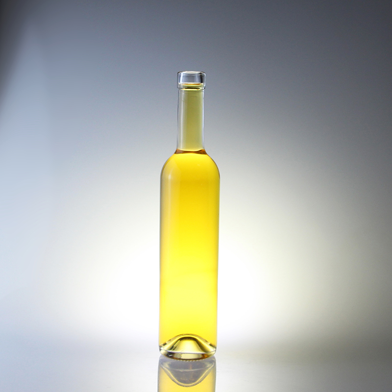 Base Material Glass Liquor Bottle 500ml 750ml 1000ml for Vodka Brandy Whiskey Wine