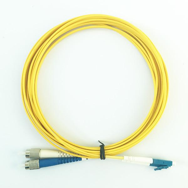 Buy cheap FC / UPC - LC / UPC Duplex 2.0mm Fiber Optic Patch Cord Single Mode For Ftth from wholesalers