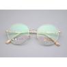 Buy cheap Blue Lightweight Metal Frame Glasses Frames Stylish Minimalist Design 340 from wholesalers
