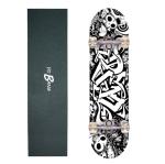 Best skateboard factory 30inch Double Kick Skateboard With Polishing Alu Truck
