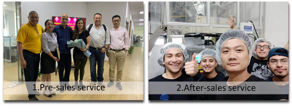 PLC 304SS Laminate Film Sealing Automatic Food Packing Machine For Pillow Bag