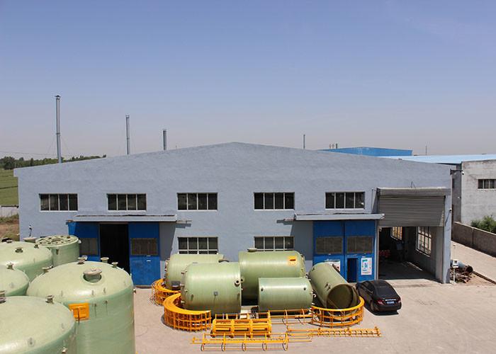Chemical Storage FRP Horizontal Tank Durable Filament Winding