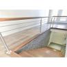 Buy cheap Wood / PVC Handrail Stainless Steel Railing Investment Casting For Office Buildings from wholesalers