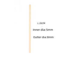 Buy cheap Reusable Smoothie Straws Individually Wrapped Organic Bamboo Straws 20CM product