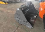 Heavy Duty Excavator Rock Bucket 1300 mm Wide With Hardox Material