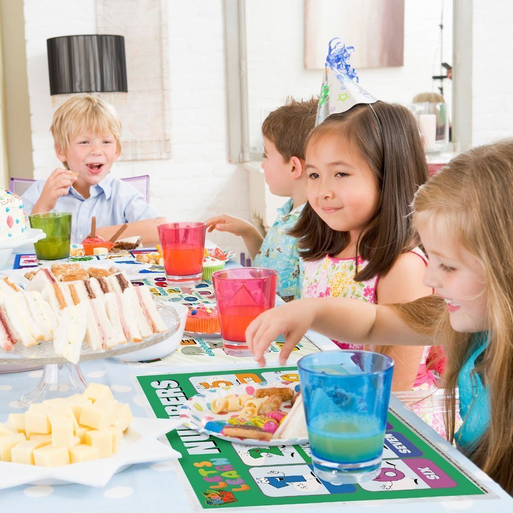 Recyclable Adhesive Disposable Plastic Dinner Mats Non Slip For Babies
