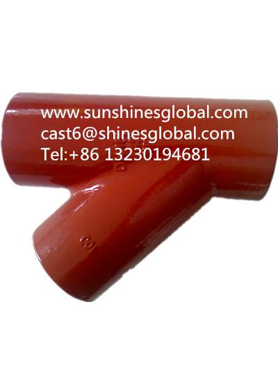 Quality DIN19522 Cast Iron Fittings/BS EN877 Cast Iron Pipe Fittings for sale