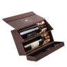 Buy cheap 2 Bottle Custom Wine Boxes Cardboard Three - Dimensional Cut Beautiful Corner Design from wholesalers
