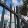 Buy cheap Black Powder Coated Small Villa / Farmyard Border Outdoor Panels Aluminum Decorative Metal Garden Fences from wholesalers