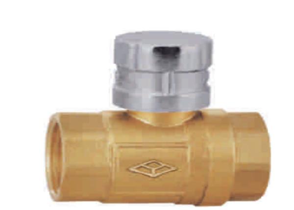 Buy cheap Forged Ball Brass Water Valve Magnetic Lockable Thread End Anti Erosion from wholesalers