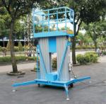 9.8m Vertical Material Handling Lifts 560kg Portable Hydraulic Ladder