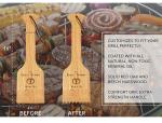 Bristle Free Natural Wooden BBQ Tools And Accessories Grill Scraper
