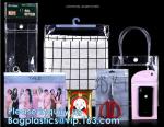 Clothes Storage Bag, Makeup Organizer With Reinforced Handle, Vinyl Storage Bags