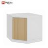 Buy cheap Customizable Two-Tier Wood Corner Storage Cabinet Single-Door Design For Kitchen And Dining Room from wholesalers