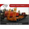 Buy cheap Low bed truck trailer for sale, 3 axles lowboy semi trailer excavator trailer from wholesalers