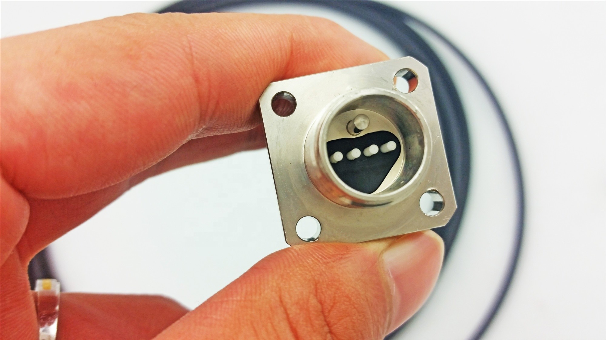 Rugged ODC-LC Plug Socket TPU Fiber Optical Patch Cord