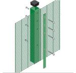ISO9001 Powder Coated 358 Security Fence High Security 50x50mm 60x60mm