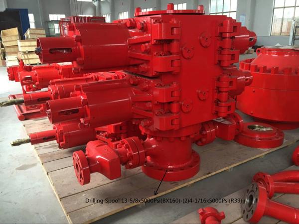 Buy cheap 7 1/16-5000PSI Double Ram Blowout Preventer , Hydraulic BOP In Oil Industry from wholesalers