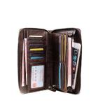 ROHS Alligators Carteras Mens Thin Leather Wallet Handmade Crocodile Skin