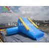 Buy cheap U / V Shape 0.9mm PVC Tarpaulin Inflatable Big Air Slide For Water Yelow / Blue from wholesalers