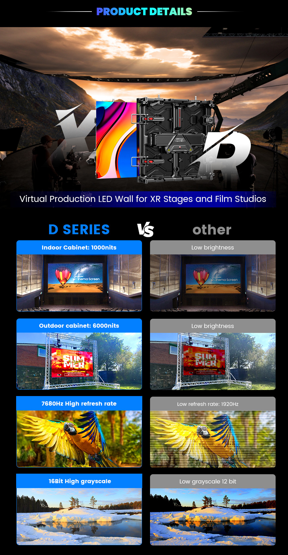 7680hz waterproof p1.56 p3.91 p2.6 p2.97 p2.604 p2.976 wall video stage rental led screen display