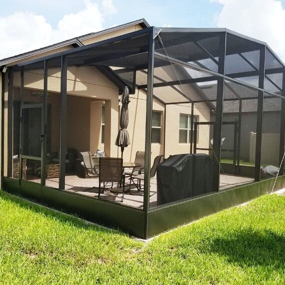 High Efficiency Pool And Patio Screen Charcoal 18 X 14 Mesh Size 0.33mm Wire Diameter
