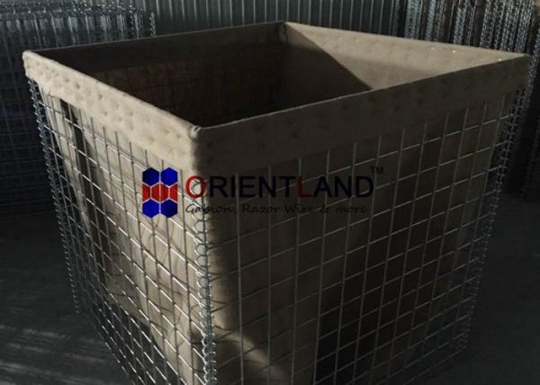 Buy cheap Flood Control Hesco Baskets 4mm 5mm Wire Diameter Square Hole MIL 6 from wholesalers