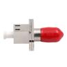 Buy cheap LC Female to ST Female Single Mode Simplex Metal Fiber Optic Adapter/Coupler without Flange from wholesalers