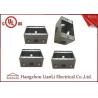 Buy cheap 1/2" 3/4" Two Gang Electrical Box Waterproof Terminal Box Powder Coated , UL Listed from wholesalers