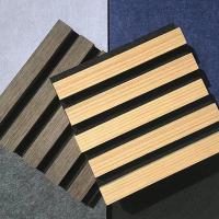Buy cheap Soundproof MDF Akupanel Wood Slatted Wall Acoustic Felt Panels product