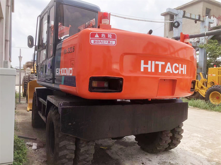 Original Hitachi EX100 EX100WD Excavator with 56.7KW and Original Hydraulic Cylinder