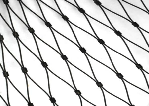 Buy cheap Flexibility 50*50mm Stainless Steel Rope Mesh Stairs Safety Home Commercial Guardrails from wholesalers