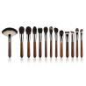 Buy cheap Vonira Beauty Luxury Complete Full Professional 42 Piece Makeup Brushes Set with Copper Ferrule Ebony Handle Handcrafted from wholesalers