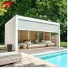Buy cheap Outdoor Modern Waterproof Motorized Adjustable Louvered Aluminium Pergola from wholesalers