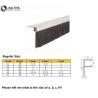 Buy cheap Custom Steel Wire Dustproof Windproof Sealing Strip Brush Aluminum Stents Metal Channel Strip Brushes Door Seal Nylon from wholesalers