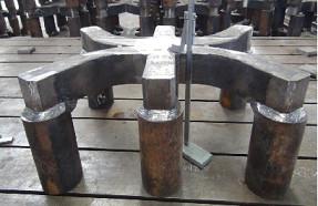 Buy cheap Lost Foam Casting Steel Yoke High Strength For Electrolytic Aluminum Industry from wholesalers