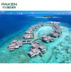 MDF Beach Villa Resorts Hotel Bedroom Furniture Sets Custom Made Maldives