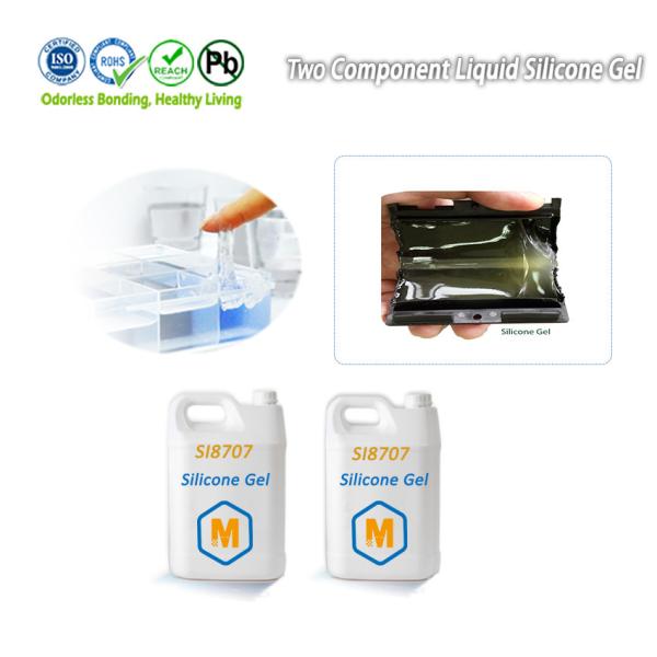 Buy cheap Two Component Dielectric Insulation Liquid Silicone Gel SI8707 from wholesalers
