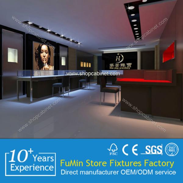 Buy cheap jewelry counter display for interior jewellery shop furniture from wholesalers